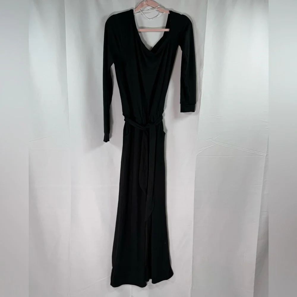 Lulus Scoop Neck Jumpsuit Black L